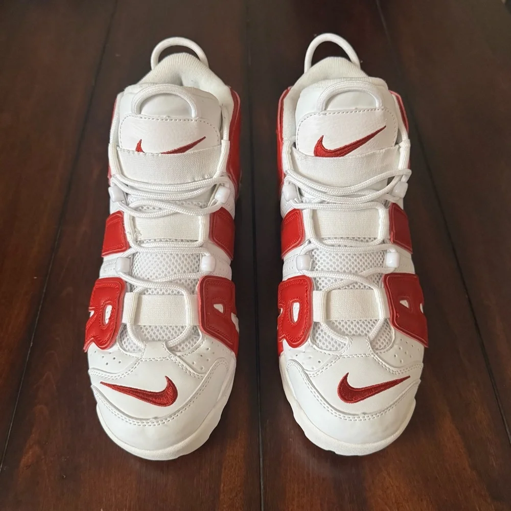Nike Air More Uptempo Menβs 10 Varsity Red - Picture 2 of 11